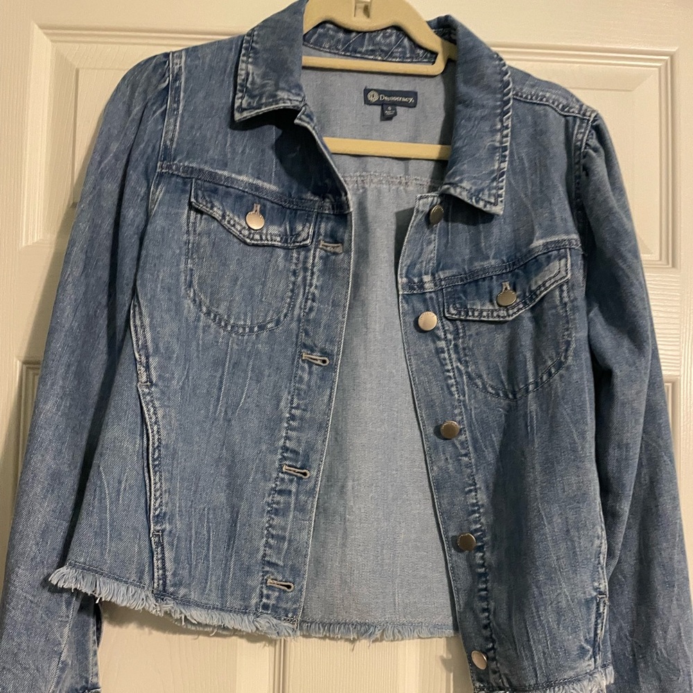 Democracy Light Blue Denim Jean Jacket